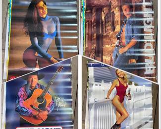 BUDWEISER BEER POSTERS