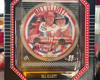 BILL ELLIOTT BUDWEISER RACING COLLECTORS PLAQUE