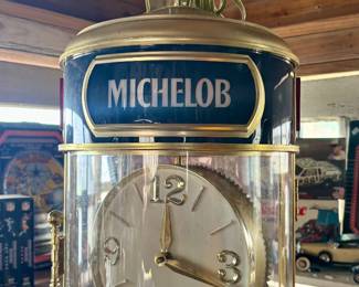 MICHELOB BEER HANGING CLOCK