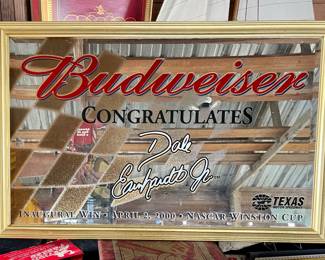 BUDWEISER DALE EARNHARDT JR 2000 NASCAR MIRROR 