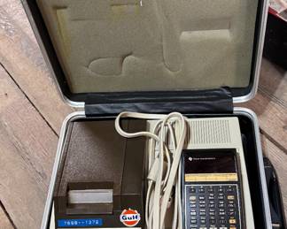 Texas Instruments TI-59 Programmable Calculator & PC-100C Printer