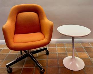 Max Pearson for Knoll Swivel Desk Chair & Knoll Tulip Table