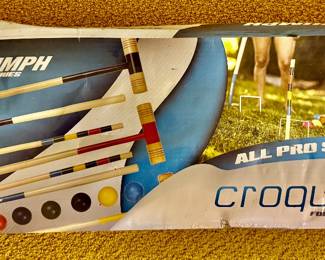 New Triumph Croquet Set