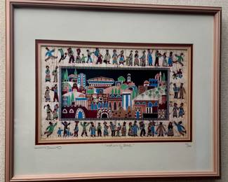 “Creation of Israel” Signed & Numbered Lithograph 