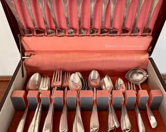Frigast of Copenhagan Princess Kirsten Sterling Flatware Set - Service for 12