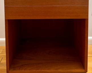 (2) Mid-Century Teak Nightsands