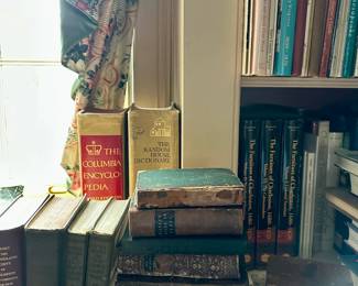 books: antiquarian, art, history, decor, travel