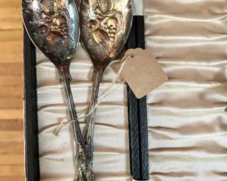 Silver plate serveware