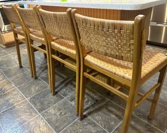 Sullivan Woven set of 4 Counter Stools