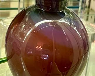 Hand Blown Art Glass - Signed