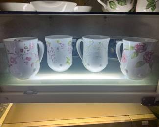 Set of 4 Botanical Mugs - Portugal
