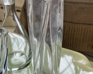 Crystal 11-1/4” Kosta Boda Vase