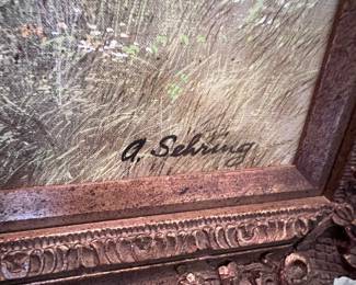 Close Up Detail of Adolph Sebring Signature 