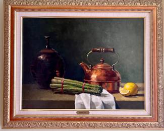 Gregory Hull “Still Life” Oil Painting