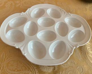 Limoges Egg Platter