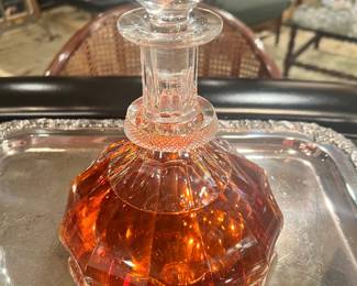 Magnificent 9” Crystal Decanter- Baccarat ???