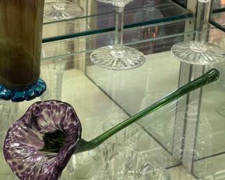Hand Blown Art Glass - Signed