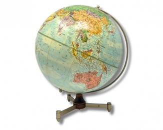 18 VintageMidCenturyModernReplogleWorldNationSeries12Globe