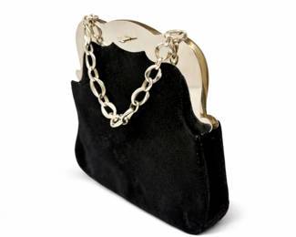 62 VintageKoretKoretolopeSuedeCalfEveningHandbag