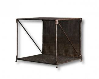 17 1920sFrenchIndustrialMetalSideTable