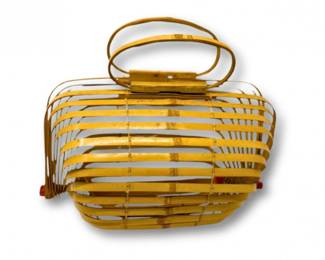 30 1940sJapaneseBambooLobsterCageBasketPurse