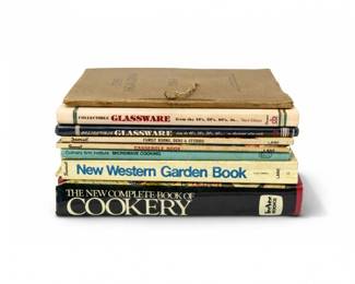 48 VintageGlasswareCollectorBooksMidCenturyHomeReferenceLot