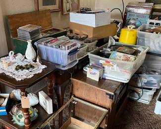 Records, VHS, DVD, Cassettes