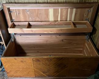 Art Deco Waterfall Cedar Chest