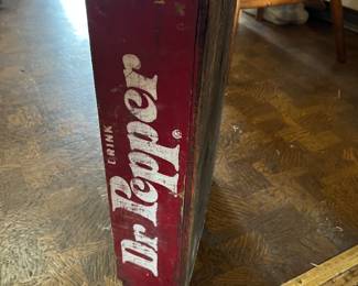 Dr. Pepper crate