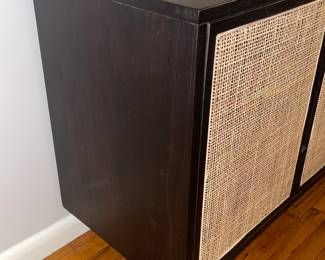 Crate & Barrel Libby 72” Black Credenza 