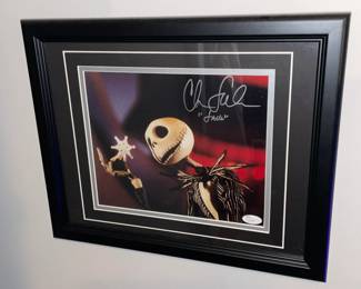 Framed & Autographed Chris Sarandon As Jack Skellington Photograph Certified By JSA