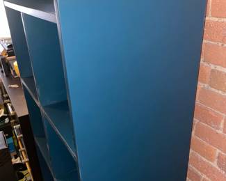 Dual Bookcase W/ Bins