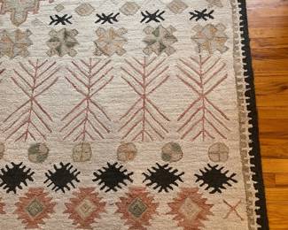 Momeni "Tahoe Collection" Loop Tufted Hand Made Area Rug From India (7' 6" x 9' 6")