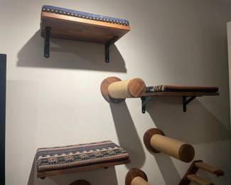 Wall Mounted Cat Climbing & Scratching Set-Up (Easily Disassembles)