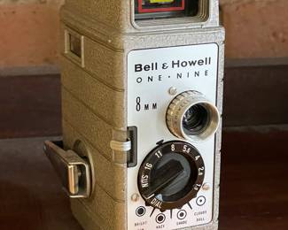 Vintage Bell & Howell One Nine 8mm Camera