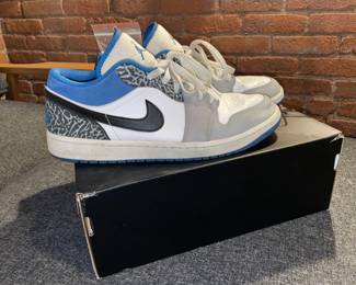 Nike Air Jordan 1 Low SE DM 1199 140 White Dk Marine Blue-Black (Size 12) W/ Box