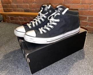 Converse CTAS High Street Hi 151041F Black/Black/White (Mens Size 11) W/ Box