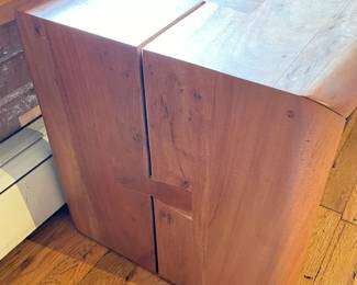 Natural Reclaimed Wood Entryway Bench W/ Underneath Storage