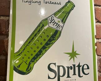 Retro Sprite Porcelain Sign
