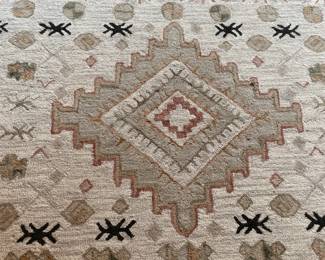 Momeni "Tahoe Collection" Loop Tufted Hand Made Area Rug From India (7' 6" x 9' 6")