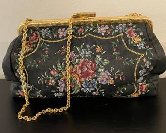 Vintage Needlepoint Handbag