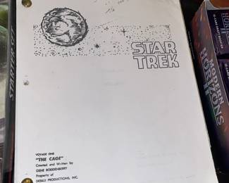 Star Trek "The Cage" Script (Appears To Be An Original)