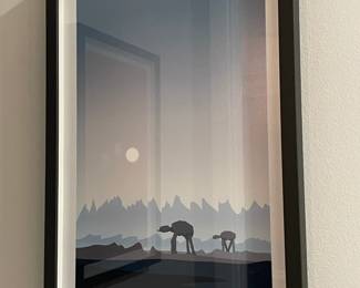 Framed Star Wars Poster