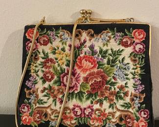 Vintage Needlepoint Handbag