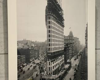 Framed Black & White Photo Of The Flatiron Building (NYC)