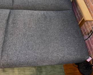 Comfy Upholstered Daybed W/ Wooden Arms