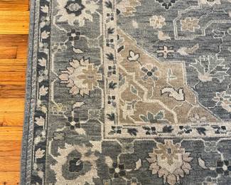 "Nola Blue" Area Rug By Crate & Barrel (8' x 10')