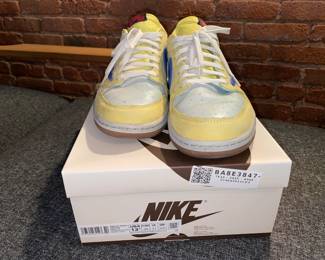 Nike Women's Air Jordan 1 Low OG SP DZ4137 700 Canary/Racer Blue-Light Silver (Size 13.5) W/ Box