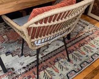 Amazon Woven Faux Rattan Chairs W/ Cushions 