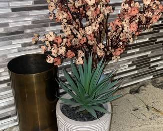 Faux Tabletop Plants